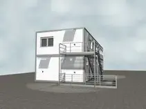 Containeranlage 2 Etagen